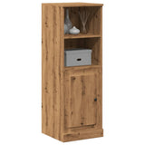 Hoge kast 36x35,5x103,5 cm bewerkt hout artisanaal eikenkleurig - AllerleiShop