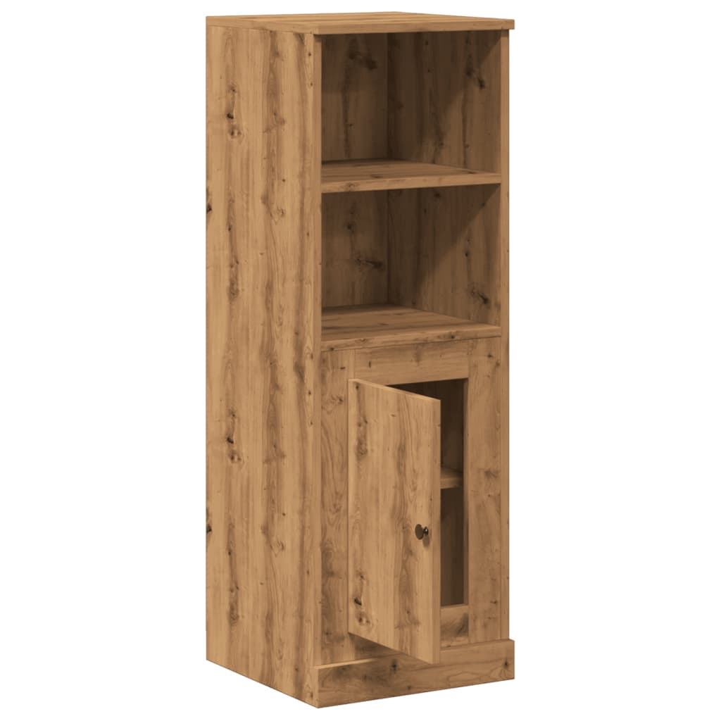 Hoge kast 36x35,5x103,5 cm bewerkt hout artisanaal eikenkleurig - AllerleiShop