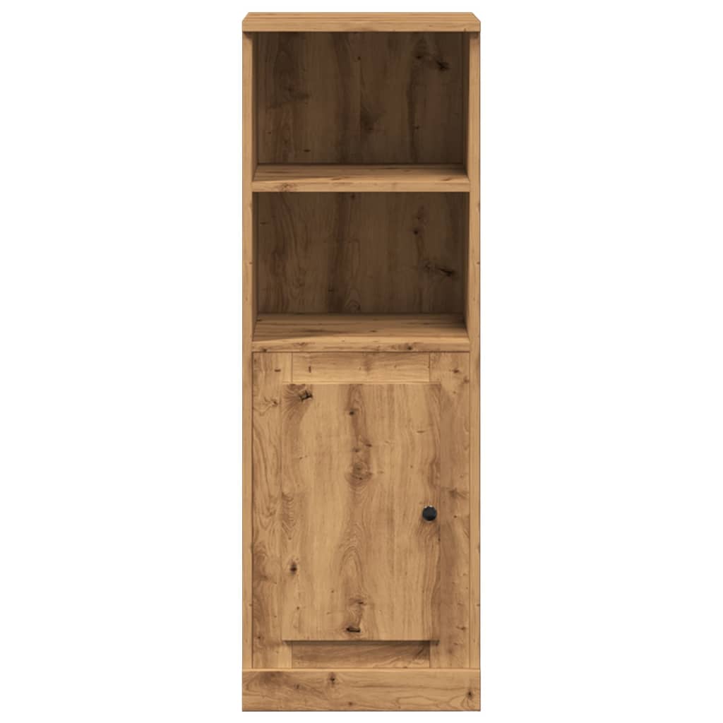 Hoge kast 36x35,5x103,5 cm bewerkt hout artisanaal eikenkleurig - AllerleiShop