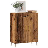 Dressoir 69,5x34x90 cm bewerkt hout oud houtkleurig - AllerleiShop