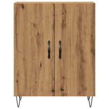 Dressoir 69,5x34x90 cm bewerkt hout artisanaal eikenkleur - AllerleiShop