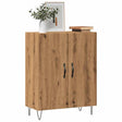 Dressoir 69,5x34x90 cm bewerkt hout artisanaal eikenkleur - AllerleiShop