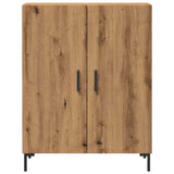 Dressoir 69,5x34x90 cm bewerkt hout artisanaal eikenkleur - AllerleiShop