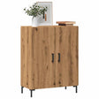 Dressoir 69,5x34x90 cm bewerkt hout artisanaal eikenkleur - AllerleiShop