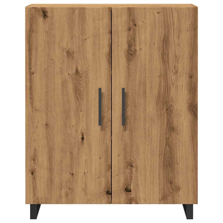 Dressoir 69,5x34x90 cm bewerkt hout artisanaal eikenkleur - AllerleiShop