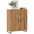 Dressoir 69,5x34x90 cm bewerkt hout artisanaal eikenkleur - AllerleiShop