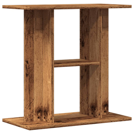 Aquariumstandaard 60x30x60 cm bewerkt hout oud houtkleurig - AllerleiShop