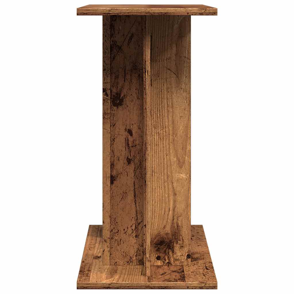 Aquariumstandaard 60x30x60 cm bewerkt hout oud houtkleurig - AllerleiShop