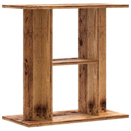 Aquariumstandaard 60x30x60 cm bewerkt hout oud houtkleurig - AllerleiShop