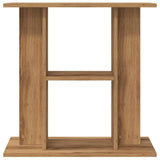 Aquariumstandaard 60x30x60cm bewerkt hout artisanaal eikenkleur - AllerleiShop