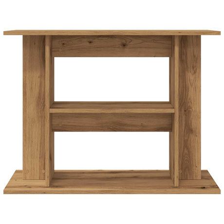 Aquariumstandaard 80x35x60cm bewerkt hout artisanaal eikenkleur - AllerleiShop