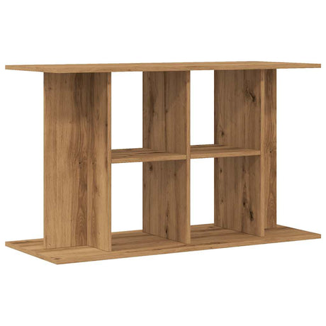 Aquariumstandaard 100x40x60 cm bewerkt hout artisanaal eiken - AllerleiShop