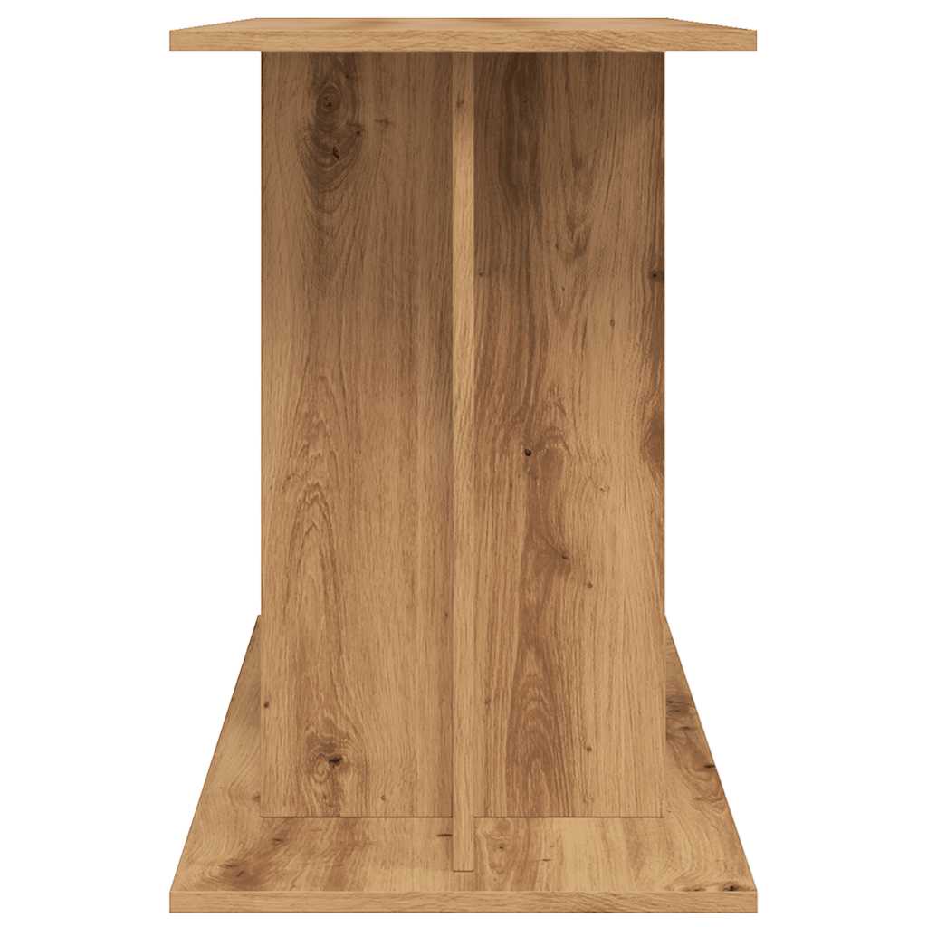 Aquariumstandaard 100x40x60 cm bewerkt hout artisanaal eiken - AllerleiShop