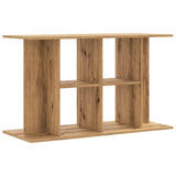 Aquariumstandaard 100x40x60 cm bewerkt hout artisanaal eiken - AllerleiShop