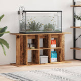 Aquariumstandaard 120x40x60 cm bewerkt hout oud houtkleurig - AllerleiShop