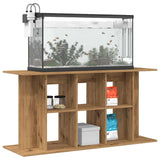 Aquariumstandaard 120x40x60 cm bewerkt hout artisanaal eiken - AllerleiShop