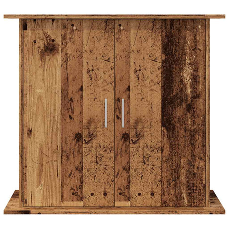 Aquariumstandaard 81x36x73 cm bewerkt hout oud houtkleurig - AllerleiShop