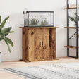 Aquariumstandaard 81x36x73 cm bewerkt hout oud houtkleurig - AllerleiShop