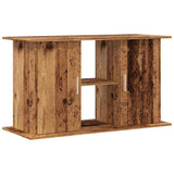 Aquariumstandaard 101x41x58 cm bewerkt hout oud houtkleurig - AllerleiShop