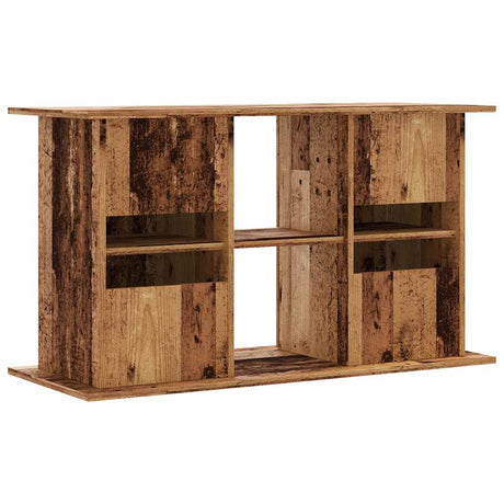 Aquariumstandaard 101x41x58 cm bewerkt hout oud houtkleurig - AllerleiShop