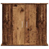 Aquariumstandaard 81x36x73 cm bewerkt hout oud houtkleurig - AllerleiShop