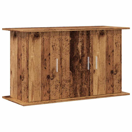 Aquariumstandaard 101x41x58 cm bewerkt hout oud houtkleurig - AllerleiShop