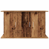 Aquariumstandaard 101x41x58 cm bewerkt hout oud houtkleurig - AllerleiShop