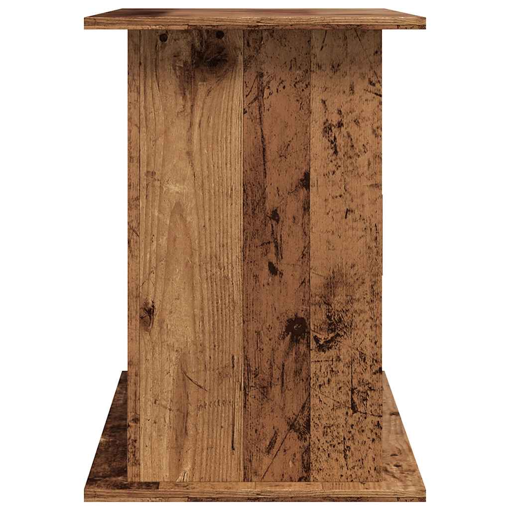 Aquariumstandaard 101x41x58 cm bewerkt hout oud houtkleurig - AllerleiShop