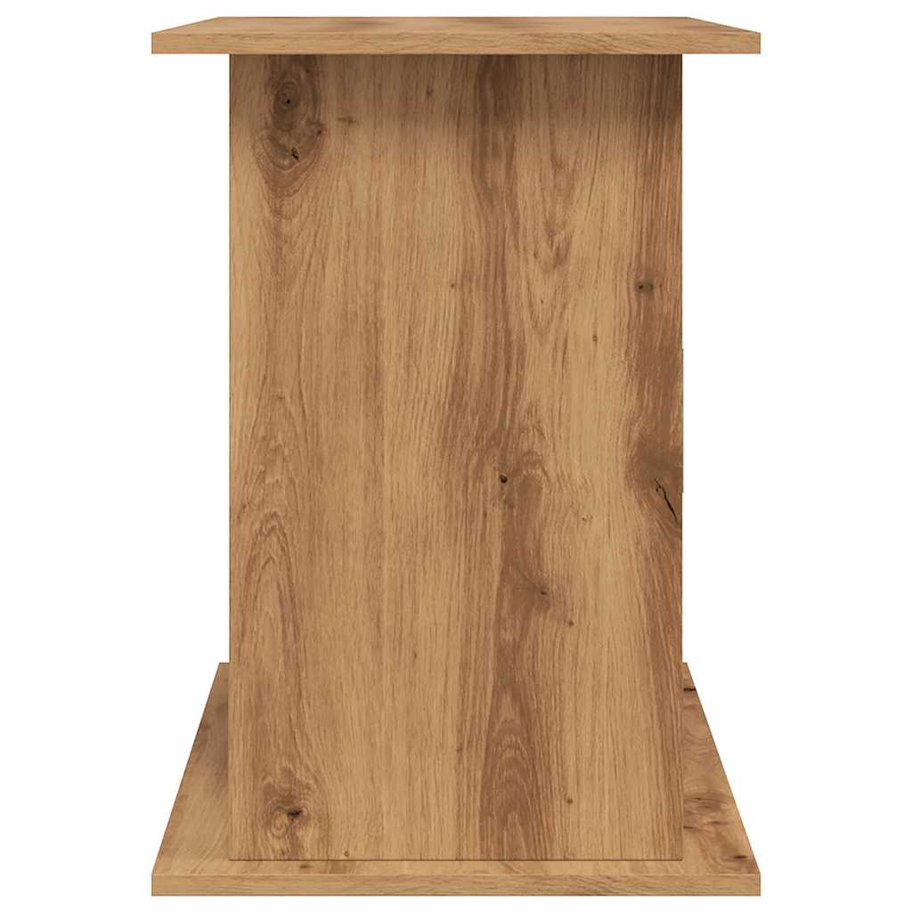 Aquariumstandaard 101x41x58 cm bewerkt hout artisanaal eiken