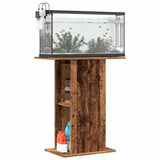 Aquariumstandaard 36x60,5x72,5 cm bewerkt hout oud houtkleurig - AllerleiShop