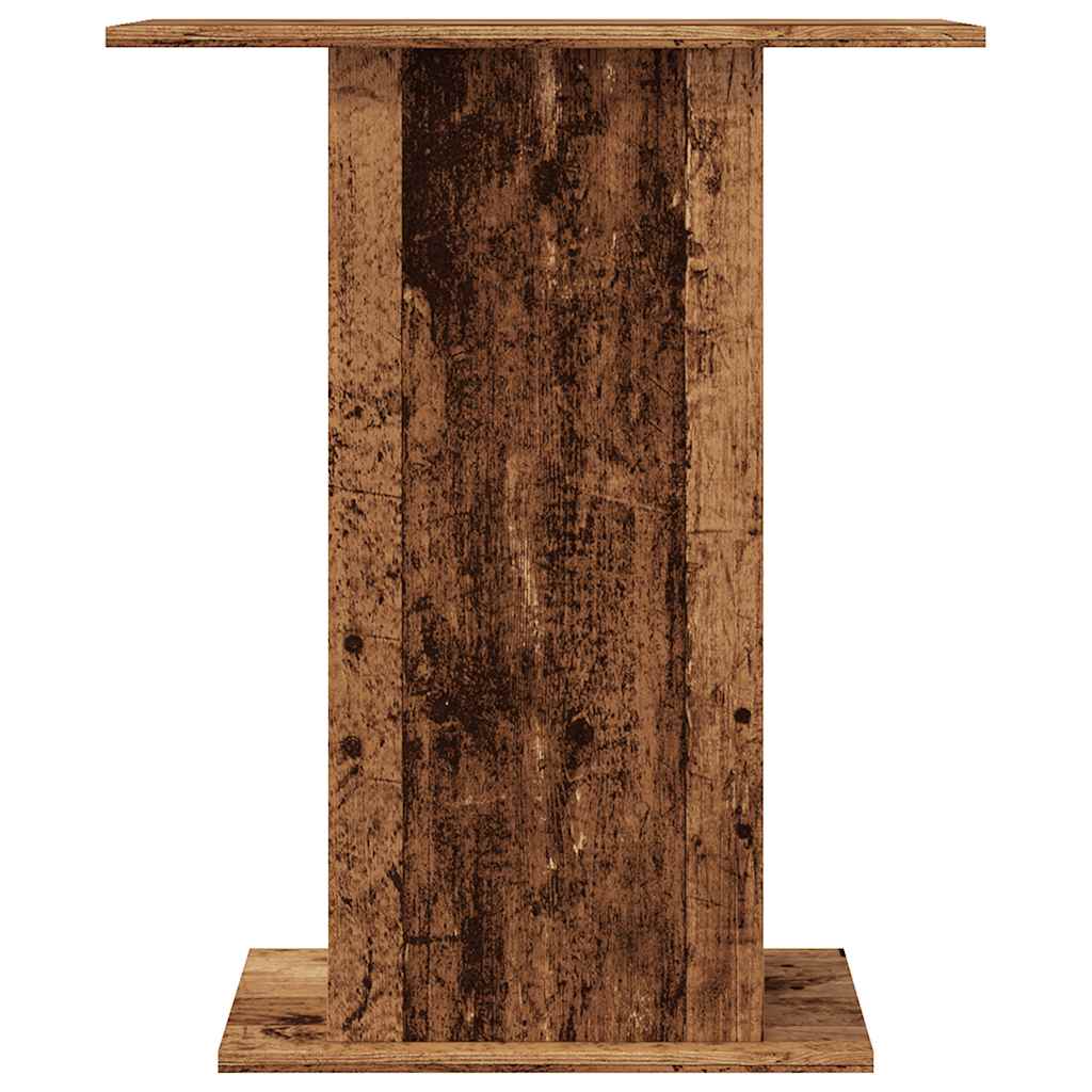 Aquariumstandaard 36x60,5x72,5 cm bewerkt hout oud houtkleurig - AllerleiShop