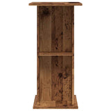 Aquariumstandaard 36x60,5x72,5 cm bewerkt hout oud houtkleurig - AllerleiShop