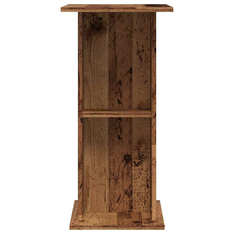 Aquariumstandaard 36x60,5x72,5 cm bewerkt hout oud houtkleurig - AllerleiShop