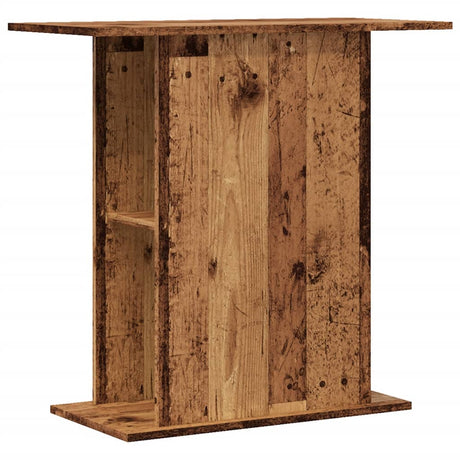 Aquariumstandaard 36x75x72,5 cm bewerkt hout oud houtkleurig - AllerleiShop