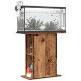 Aquariumstandaard 36x75x72,5 cm bewerkt hout oud houtkleurig - AllerleiShop