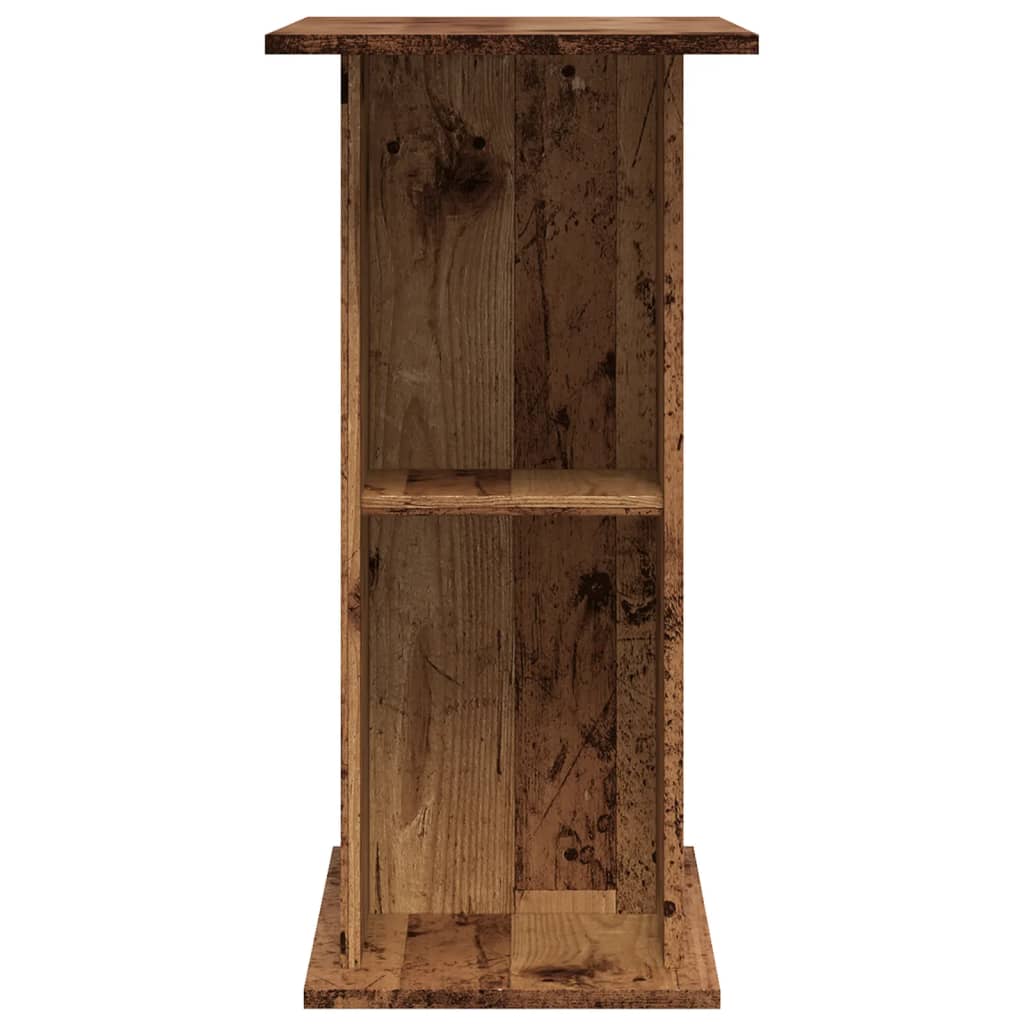 Aquariumstandaard 36x75x72,5 cm bewerkt hout oud houtkleurig - AllerleiShop