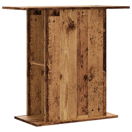 Aquariumstandaard 36x75x72,5 cm bewerkt hout oud houtkleurig - AllerleiShop