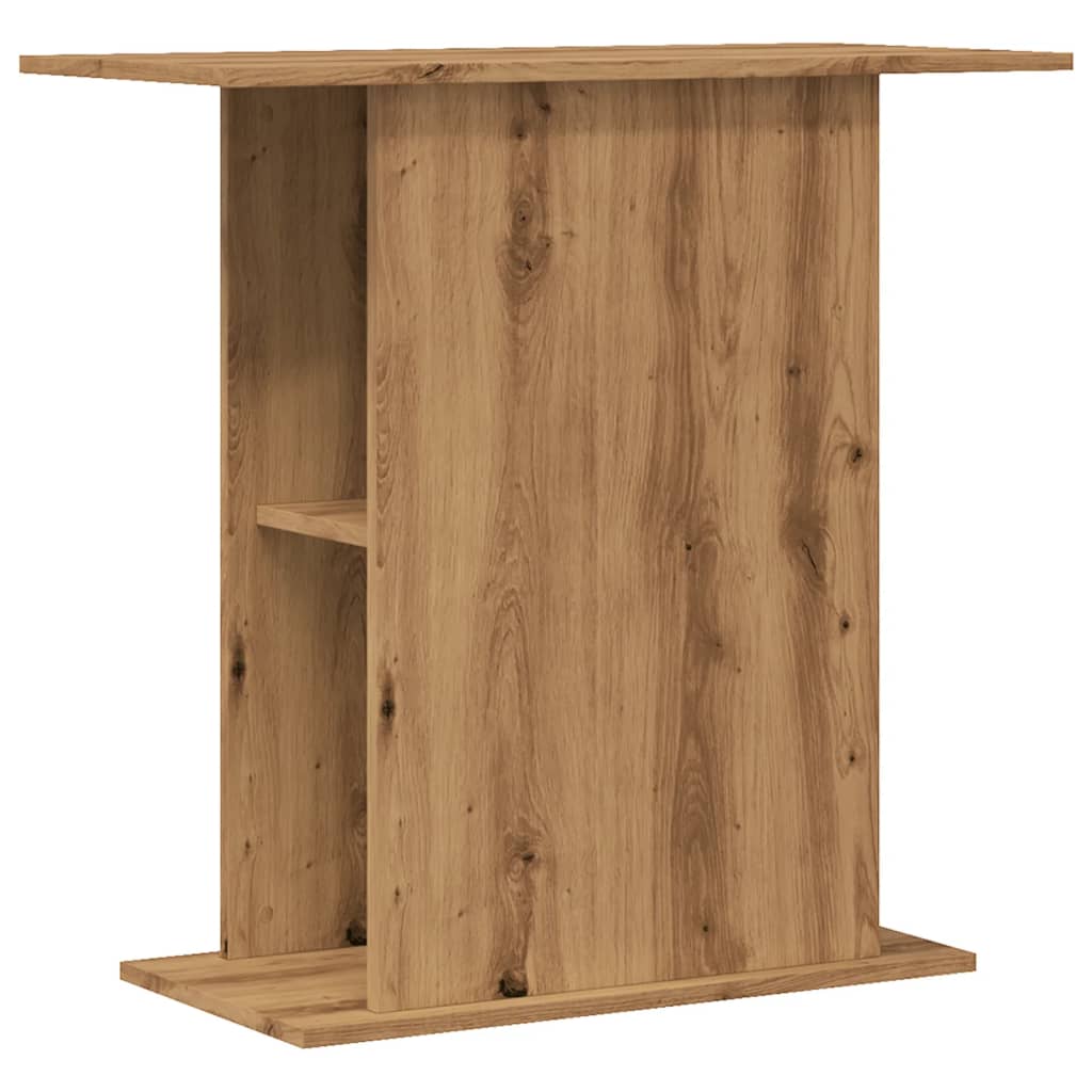 Aquariumstandaard 36x75x72,5 cm bewerkt hout artisanaal eiken - AllerleiShop