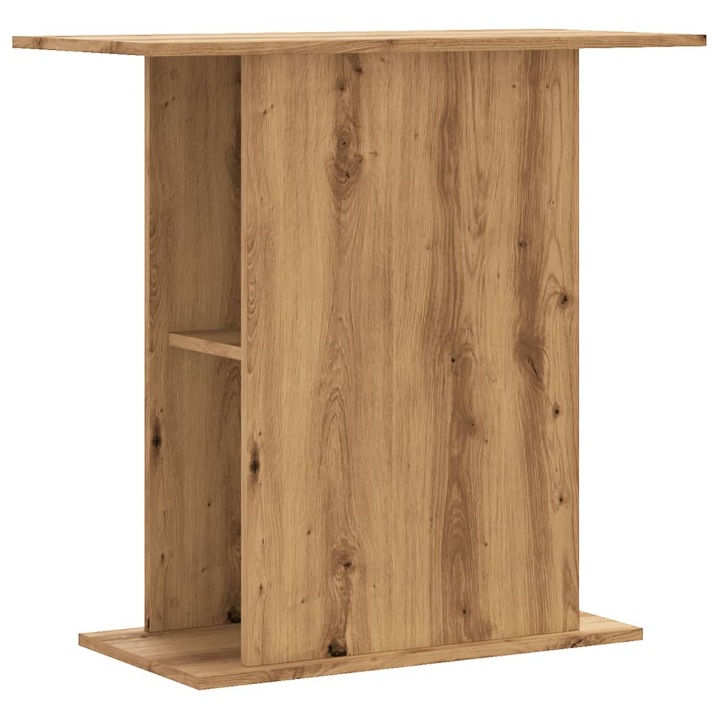 Aquariumstandaard 36x75x72,5 cm bewerkt hout artisanaal eiken - AllerleiShop