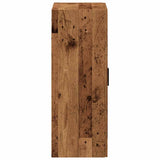 Wandkast 69,5x34x90 cm oud houtkleurig - AllerleiShop