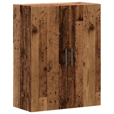 Wandkast 69,5x34x90 cm oud houtkleurig - AllerleiShop