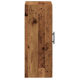 Wandkast 69,5x34x90 cm oud houtkleurig - AllerleiShop