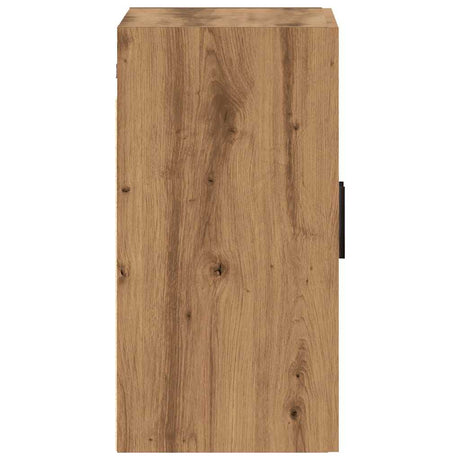 Wandkast 60x31x60 cm bewerkt hout artisanaal eikenkleurig - AllerleiShop