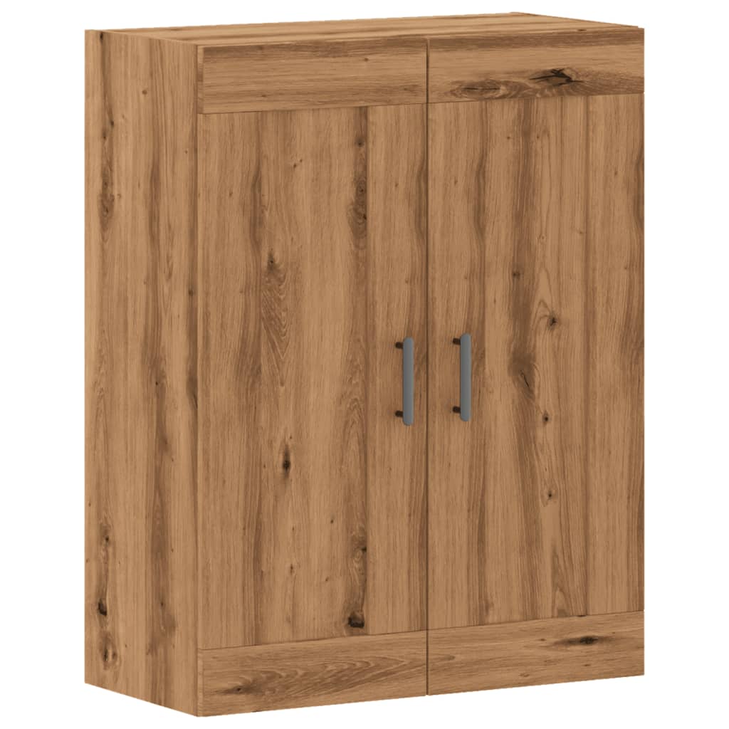 Dressoir 69,5x34x90 cm bewerkt hout artisanaal eikenkleur - AllerleiShop