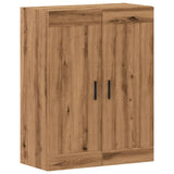 Wandkast 69,5x34x90 cm bewerkt hout artisanaal eikenkleur - AllerleiShop