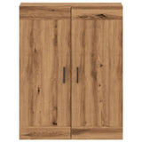 Wandkast 69,5x34x90 cm bewerkt hout artisanaal eikenkleur - AllerleiShop