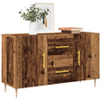 Dressoir 100x36x60 cm bewerkt hout oud houtkleurig - AllerleiShop