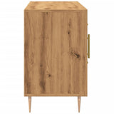 Dressoir 100x36x60 cm bewerkt hout artisanaal eikenkleurig - AllerleiShop