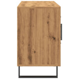 Dressoir 100x36x60 cm bewerkt hout artisanaal eikenkleurig - AllerleiShop