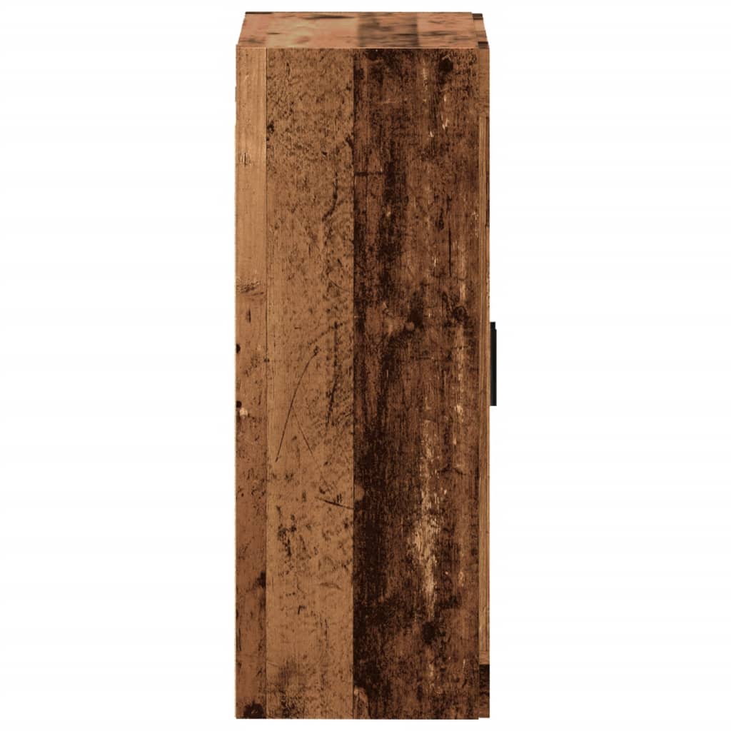 Wandkast 69,5x34x90 cm oud houtkleurig - AllerleiShop